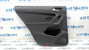 Door trim card rear left VW Tiguan 18-20 black, broken fastening