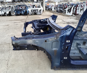 Front left quarter BMW X3 G01 18-21 on the body, blue, non-standard