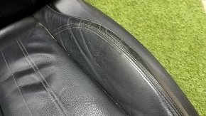 Driver's seat Audi Q5 80A 18-24 with AIRBAG, leather, black, electric, heated, cracks