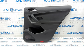 Door trim card rear right VW Tiguan 18-20 black, broken fastening, scratch