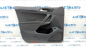 Door trim card front left VW Tiguan 18 - black, with a buzzer, broken fastening
