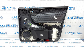 Door trim card front left VW Tiguan 18 - black, with a buzzer, broken fastening