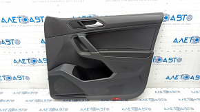 Door trim card front right VW Tiguan 18 - black, with a buzzer, broken fastening