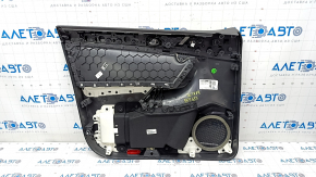 Door trim card front right VW Tiguan 18 - black, with a buzzer, broken fastening