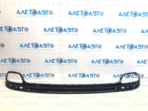 Rear bumper trim Ford Fusion mk5 13-18 for 2 pipes gloss with plug scratches, rubbed