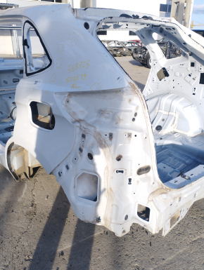 Quarter wing rear left Ford Edge 19- on the body, white, pokes