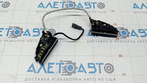 Steering wheel control buttons in assembly Audi Q5 80A 18-24 for steering wheel heating, broken fasteners