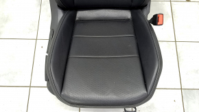 Passenger seat VW Tiguan 18- with airbag, mechanical, heated, leather, black, perforation
