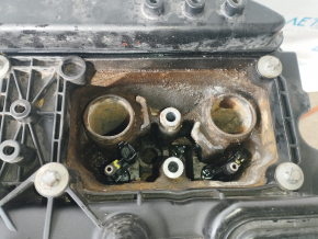 BMW X5 E70 11-12 3.0 N55 113k engine complete with injection pump, started, 9-9-9-9-9-9, 2 injectors got stuck, chips on the block