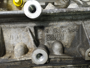 BMW X5 E70 11-12 3.0 N55 113k engine complete with injection pump, started, 9-9-9-9-9-9, 2 injectors got stuck, chips on the block
