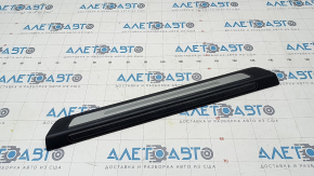 Door sill trim outer front right Audi Q5 80A 18-24 black with chrome, scratches