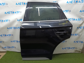 Door assembly rear left Audi Q5 80A 18-24 keyless, black LY9T, bumpers