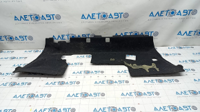 Floor covering under the 2nd row seats Audi Q5 80A 18-24 black, dry cleanable