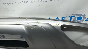 Rear bumper lip Audi Q5 80A 18-20 gray, scratches, pressed