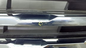 Radiator grill VW Tiguan 18 - without emblem, under radar cruise, chrome swelled, pokes