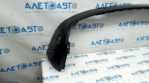 Bare rear bumper lower part Audi Q5 80A 18-20 black, pressed, scratches, breakage of the fastener