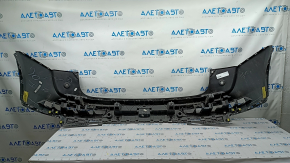 Bare rear bumper upper part Audi Q5 80A 18-20 for parking sensors, black, burrs, cracked fastener