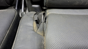 Rear row of seats 2nd row Nissan Murano z52 15-17 black leather, lining defect, dented, dry cleaning required