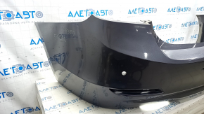 Bare rear bumper BMW 3 F30 12-15 for parking sensors, graphite, scratches