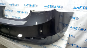 Bare rear bumper BMW 3 F30 12-15 for parking sensors, graphite, scratches