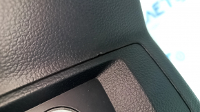 Central console armrest and cup holders Audi Q5 80A 18-24 black, black armrest, scratches, missing plug