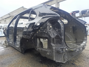 Quarter wing rear left Toyota Rav4 19-20 on the body, black, painted, pokes