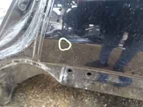 Quarter wing rear left Toyota Rav4 19-20 on the body, black, painted, pokes