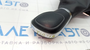 Gear knob VW Tiguan 18 - leather black, scratches