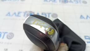 Gear knob VW Tiguan 18 - leather black, scratches