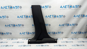 Center pillar trim lower left Nissan Rogue 14-20 black, scratches
