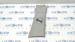 Upper center pillar trim belt right VW Tiguan 18 - gray, worn
