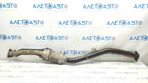 The inlet pipe with the catalytic converter Subaru Outback 15-19 is crushed
