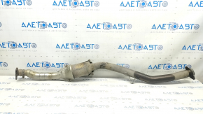 The inlet pipe with the catalytic converter Subaru Outback 15-19 is crushed