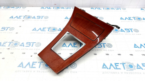 Lexus ES350 10-12 center console trim, light wood, cracked varnish