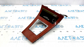Lexus ES350 10-12 center console trim, light wood, cracked varnish