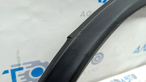 Rear right fender arch trim Nissan Rogue 14-20 structure, scratches, tear