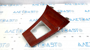 Lexus ES350 10-12 center console trim, light wood, worn