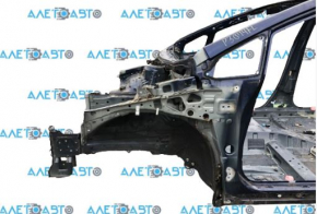Front left quarter Toyota Prius 30 10-15 on body, blue 8S6