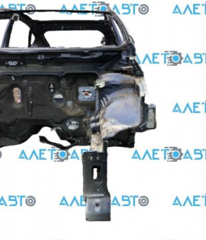 Front left quarter Toyota Prius 30 10-15 on body, blue 8S6