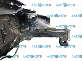 Front left quarter Toyota Prius 30 10-15 on body, blue 8S6