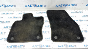 Set of interior mats for 5 seats VW Tiguan 18 - black cloth, for dry cleaning