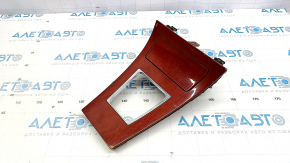 Lexus ES350 10-12 center console trim, light wood, varnish defect, crack in fastening