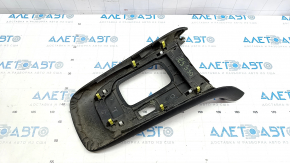 Lexus ES300 ES330 center console trim leather black, dark wood, worn, varnish defect