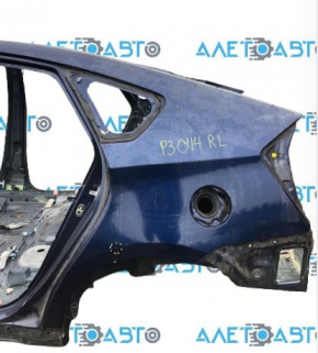 Quarter wing rear left Toyota Prius 30 10-15 on the body, blue 8S6, butt