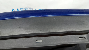 Bare rear bumper Nissan Rogue 17 - blue, scratches, cracked mount