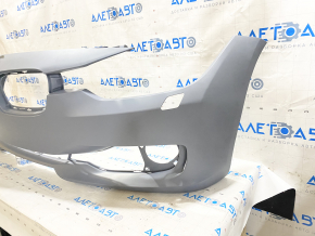Bare front bumper BMW 3 F30 12-15 Under washer, without parking and side reflectors