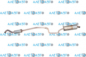 Muffler rear part with barrel Ford Ecosport 18-21 1.0T rusty