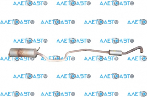Muffler rear part with barrel Ford Ecosport 18-21 1.0T rusty