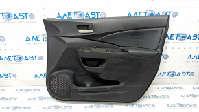 Door trim card front right Honda CRV 12-14 leather black, scratches