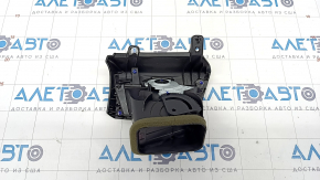 Front panel air duct deflector left Honda CRV 12-14 black with gray